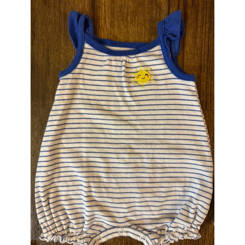 Carters Baby Clothes‎ Girl Newborn Bundle Summer Rompers Outfits Sunshine Minnie